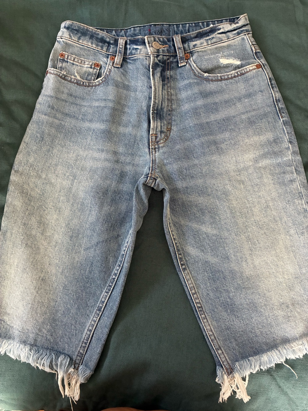 Lucky Brand Light Blue Denim Cutoff Shorts